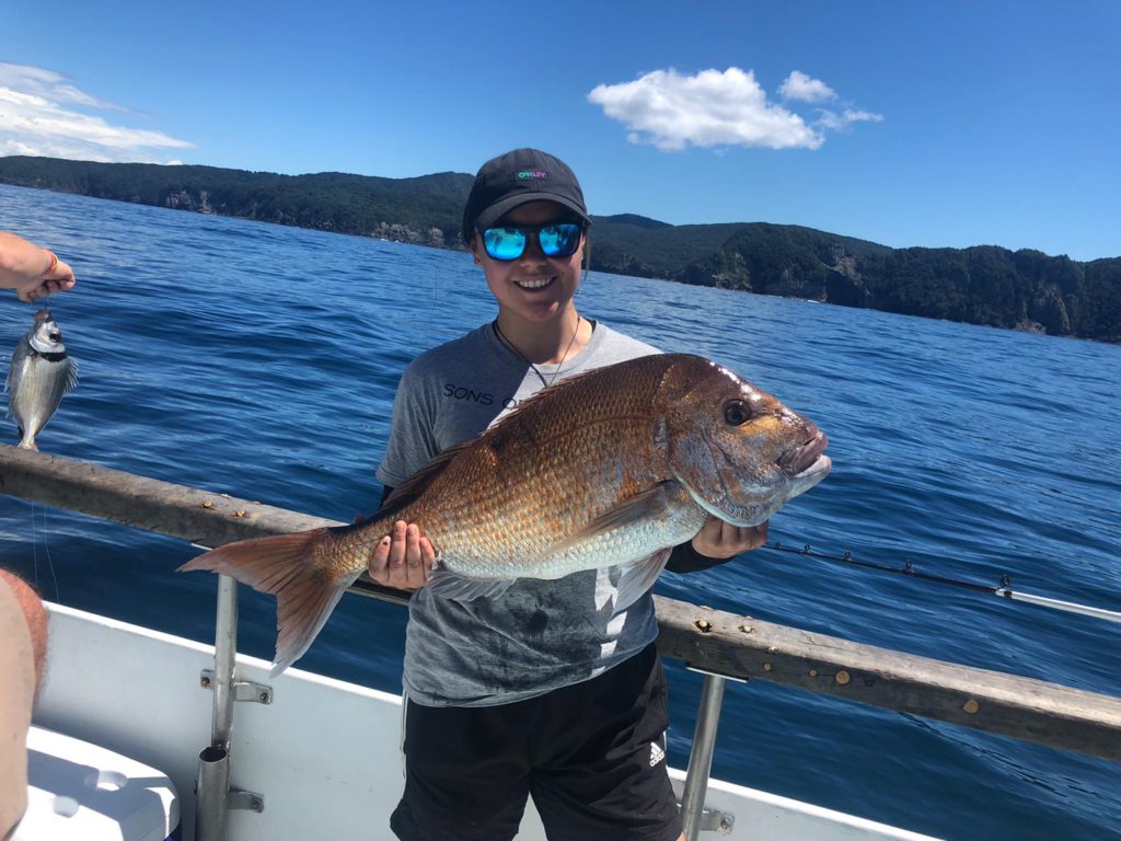 Photo of Daisylee with the biggest fish of the day